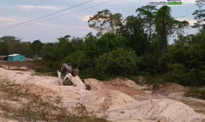CAPOTAMENTO NA MT-235 NESTA TERÇA-FEIRA