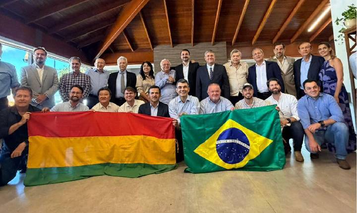 Em visita do governador de Santa Cruz, Moretto articula integração entre Bolívia e a região oeste de MT