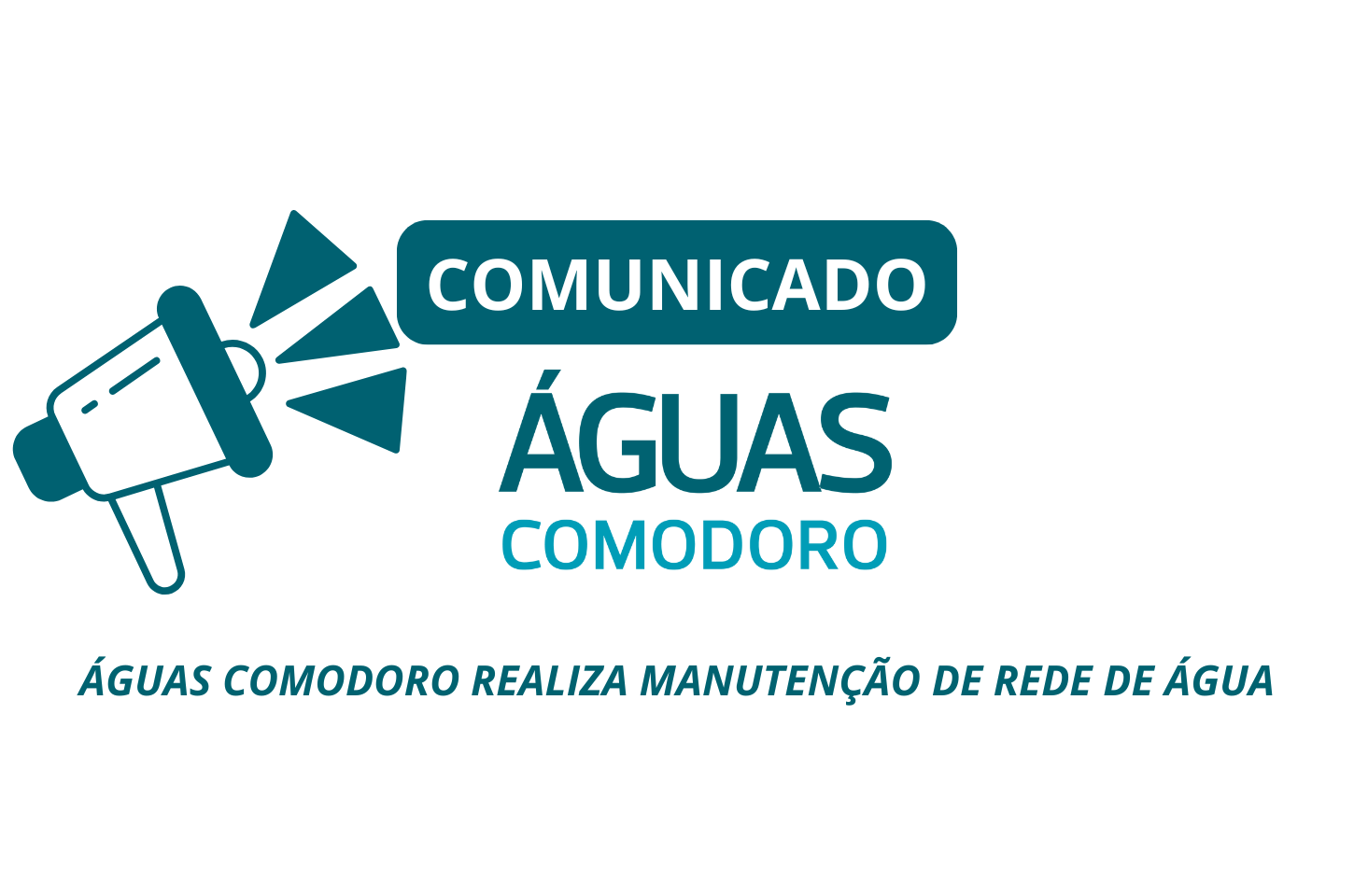 Águas Comodoro realiza manutenção de rede de água