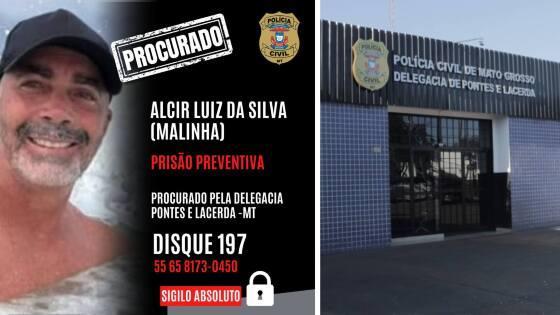 Polícia Civil de Pontes e Lacerda busca foragido por estupro de vulnerável e importunação sexual