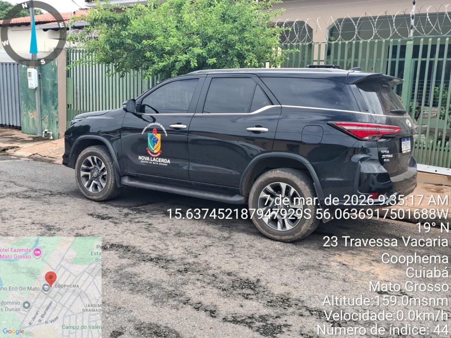 Denúncia sobre uso de carro oficial da Câmara de Nova Lacerda gera esclarecimentos de vereador e servidora da educação