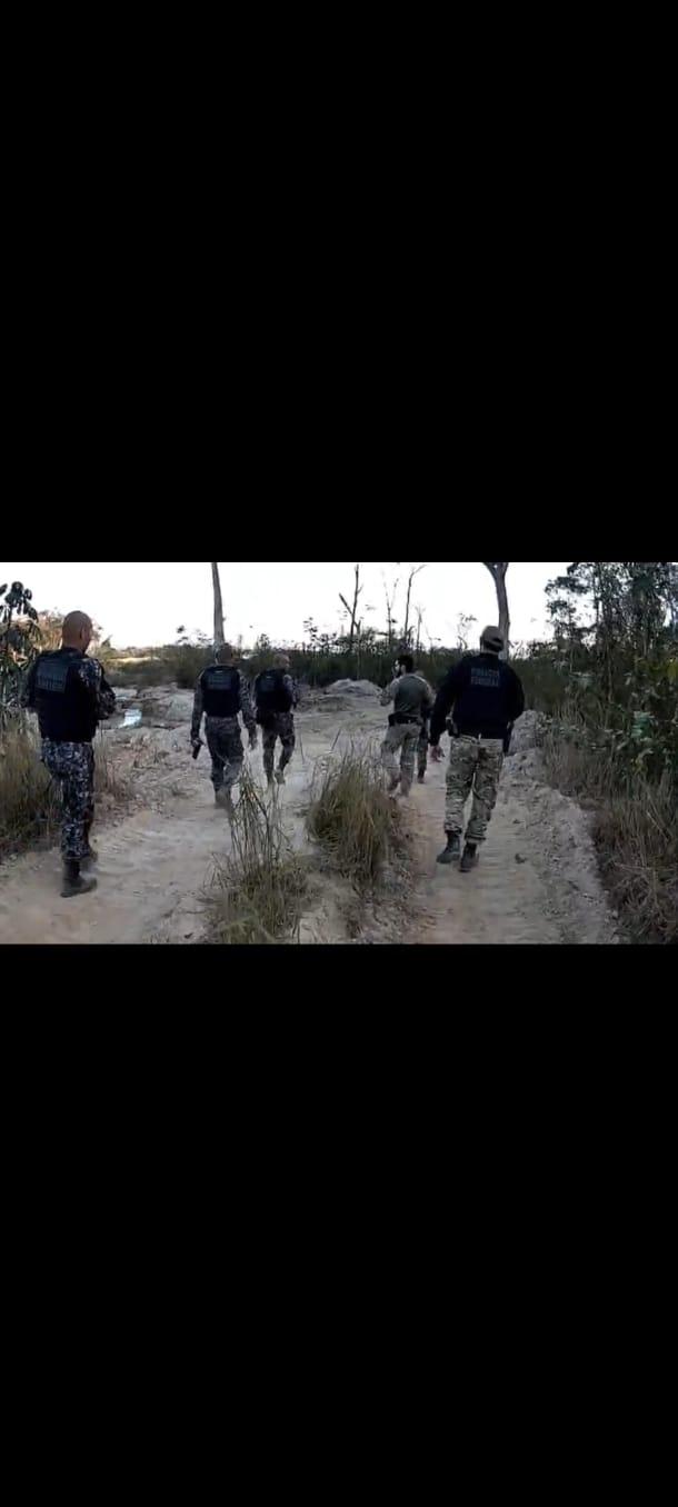 OPERAÇÃO CONJUNTA DAS FORÇAS DE SEGURANÇA COMBATE GARIMPO ILEGAL NA TERRA INDÍGENA SARARÉ